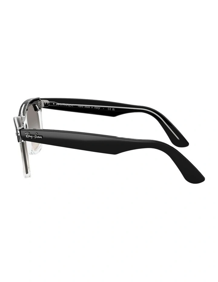Wayfarer Street Neat Acetate Sunglasses in Black image 3