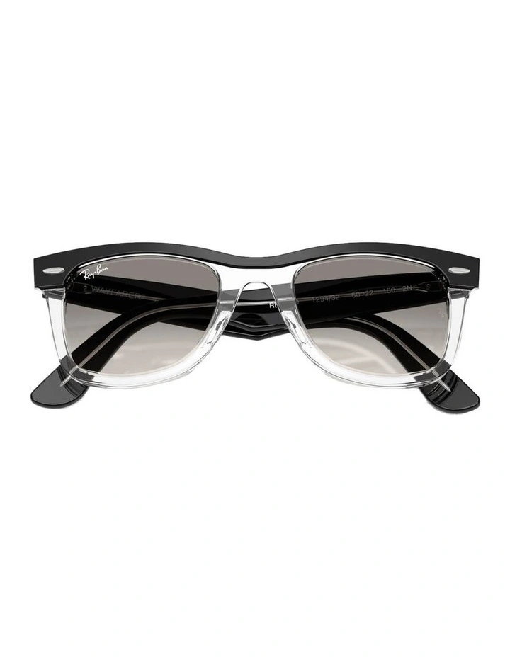 Wayfarer Street Neat Acetate Sunglasses in Black image 4