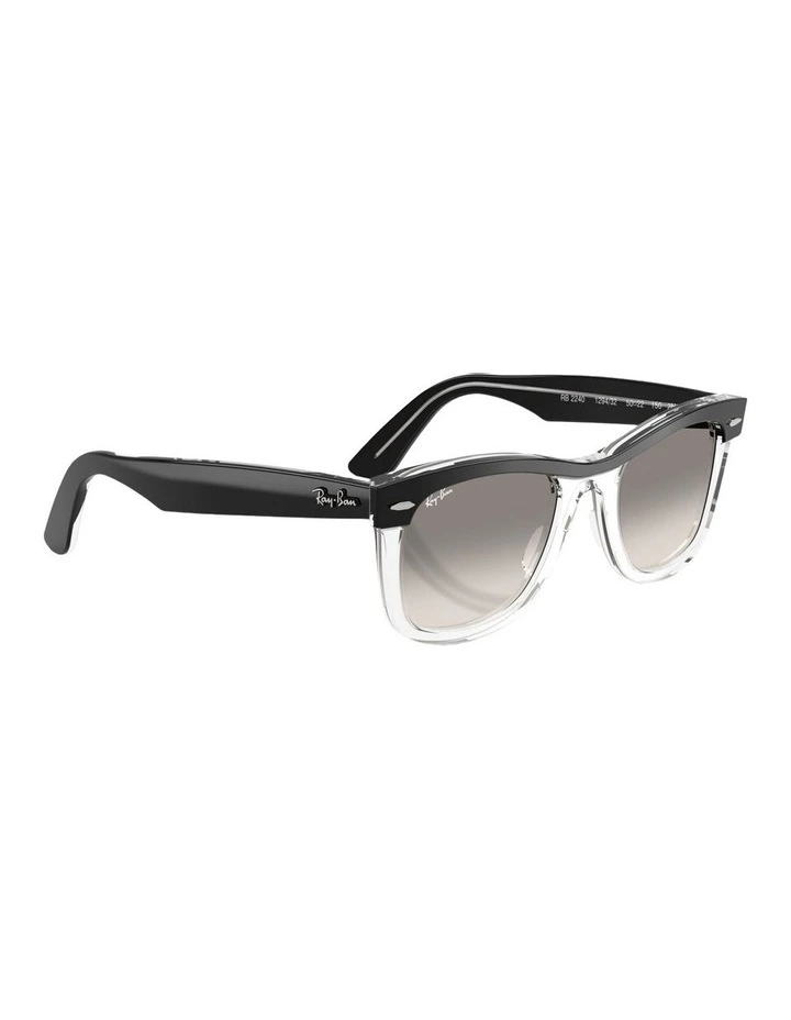 Wayfarer Street Neat Acetate Sunglasses in Black image 5