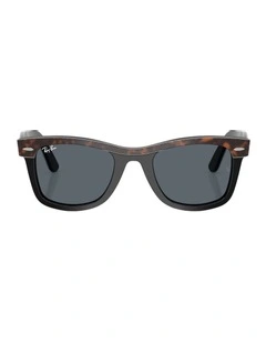 Wayfarer Street Neat Acetate Sunglasses in Brown