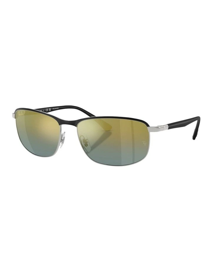 RB3671CH Chromance Metal Polarised Sunglasses in Black image 1