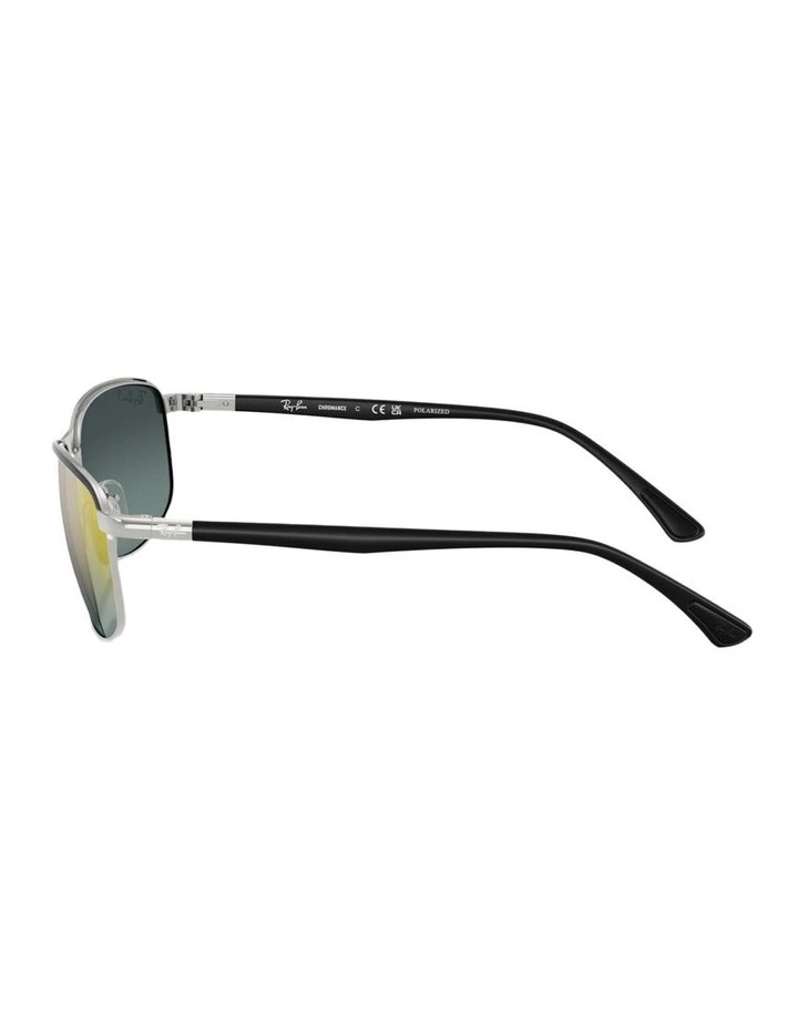 RB3671CH Chromance Metal Polarised Sunglasses in Black image 3