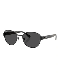RB3766CH Chromance Metal Polarised Sunglasses in Black
