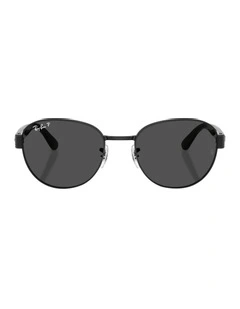 Chromance Metal Polarised RB3766CH Sunglasses in Black