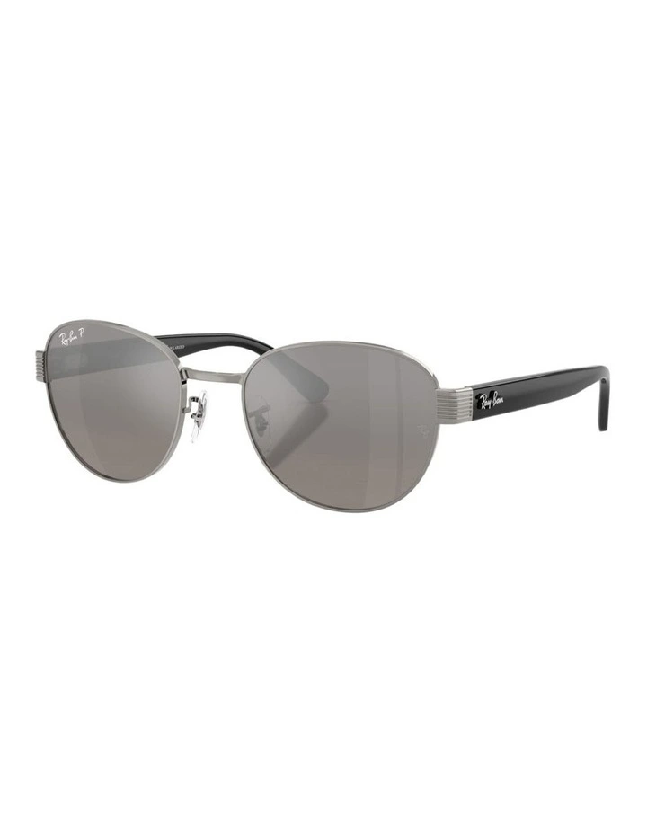 Chromance Metal Polarised RB3766CH Sunglasses in Silver image 1
