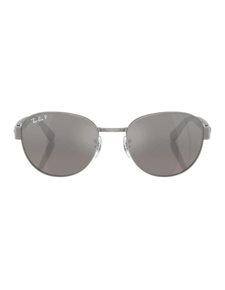 Chromance Metal Polarised RB3766CH Sunglasses in Silver image 1