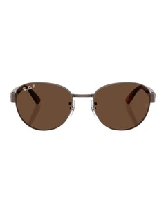 Chromance Metal Polarised RB3766CH Sunglasses in Copper