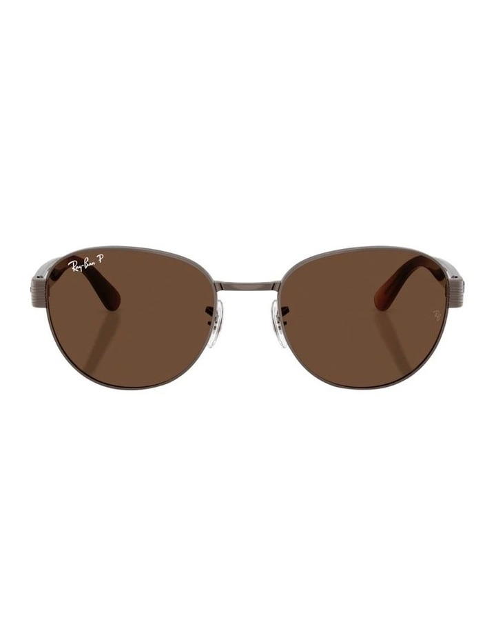 Chromance Metal Polarised RB3766CH Sunglasses in Copper image 1