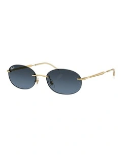 Metal Sunglasses in Gold