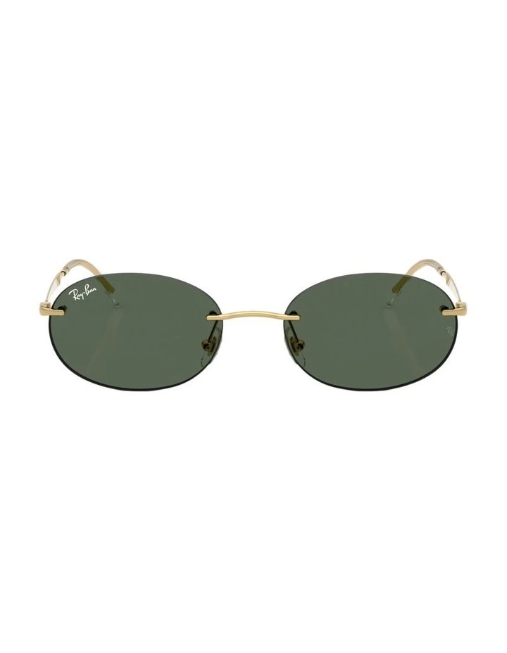 Metal Sunglasses in Gold image 2
