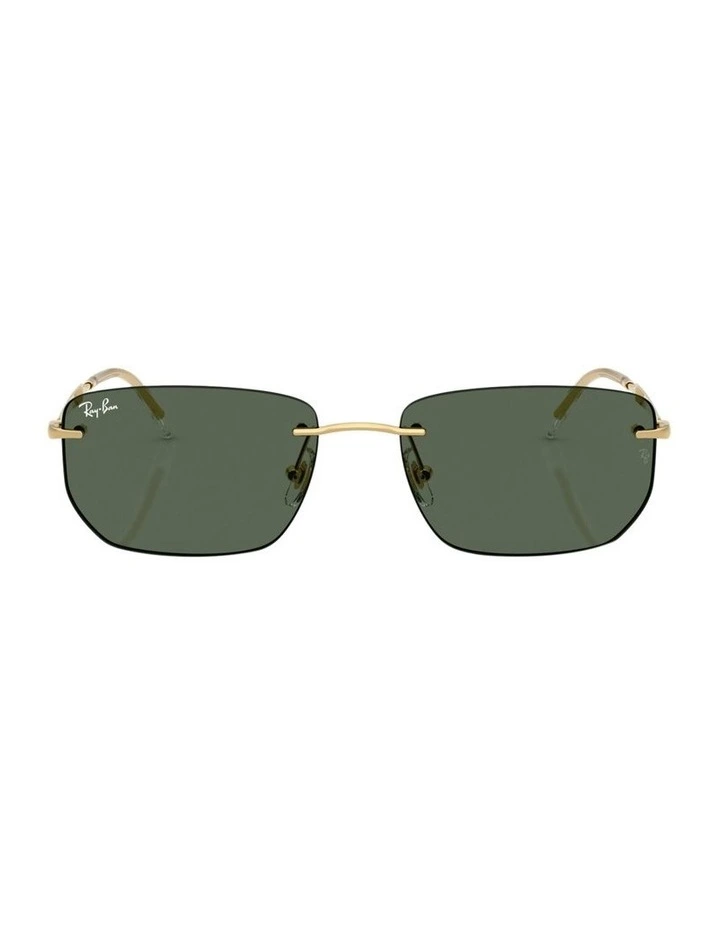 Metal Sunglasses in Gold image 1