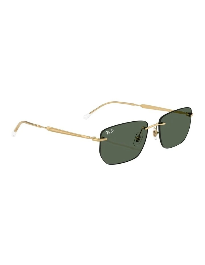 Metal Sunglasses in Gold image 5