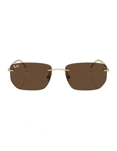 Metal Sunglasses in Gold