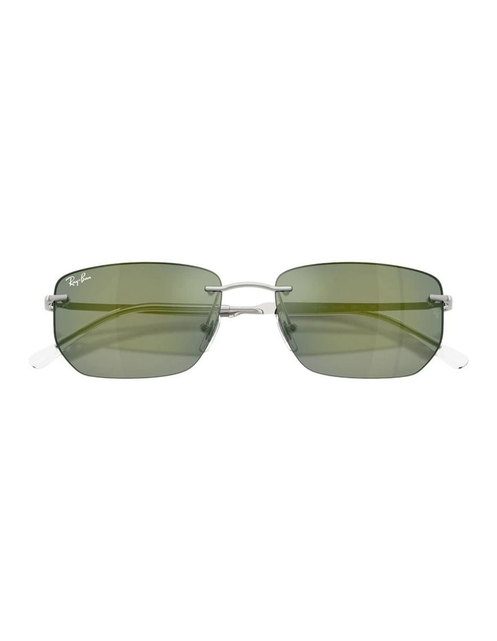 Metal Sunglasses in Silver image 4