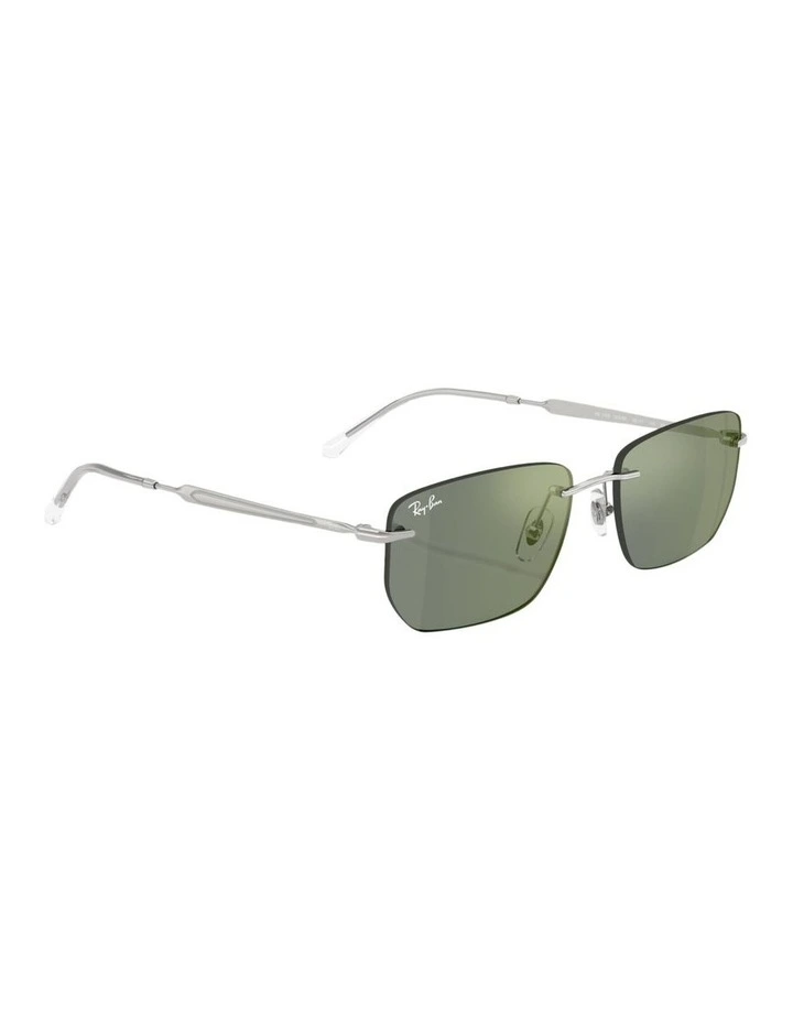 Metal Sunglasses in Silver image 5