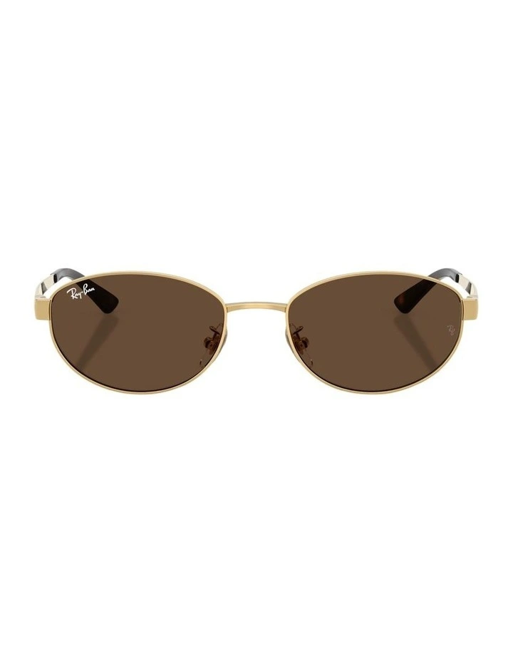 Metal Sunglasses in Gold image 2