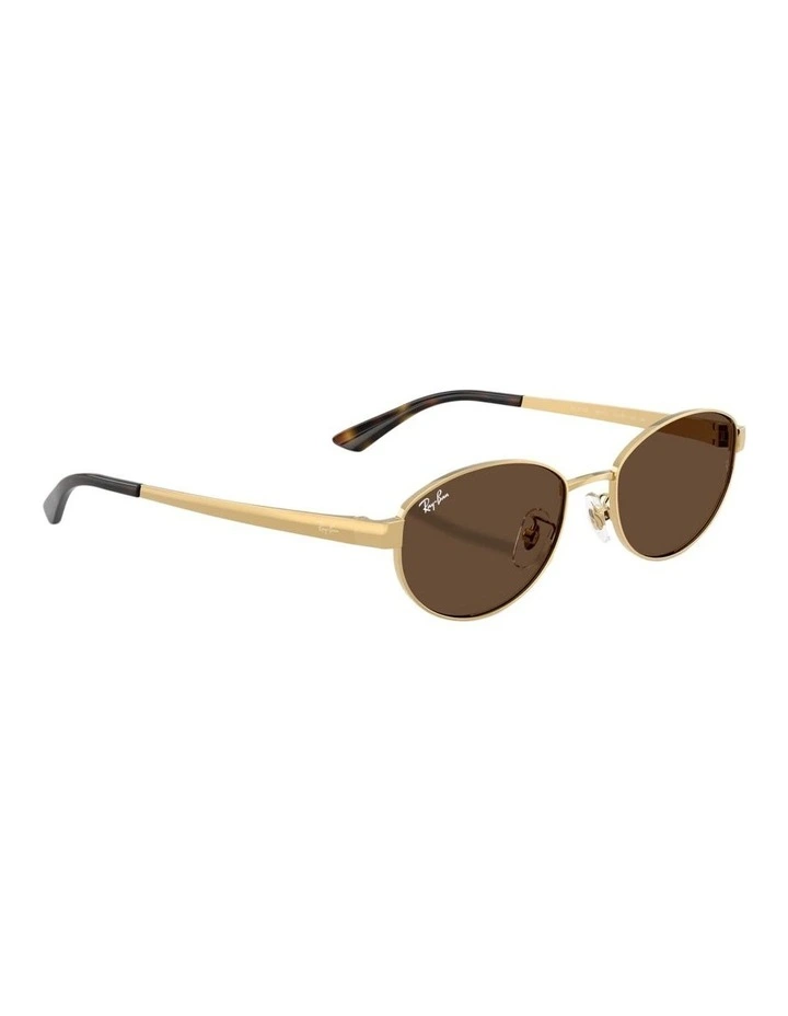 Metal Sunglasses in Gold image 5