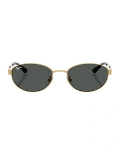 Metal Sunglasses in Gold