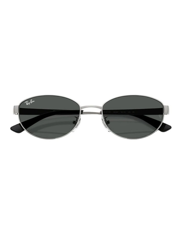 Metal Sunglasses in Silver image 3