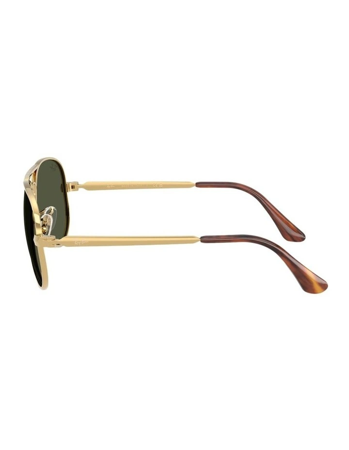 Aviator Max Metal Sunglasses in Gold image 2
