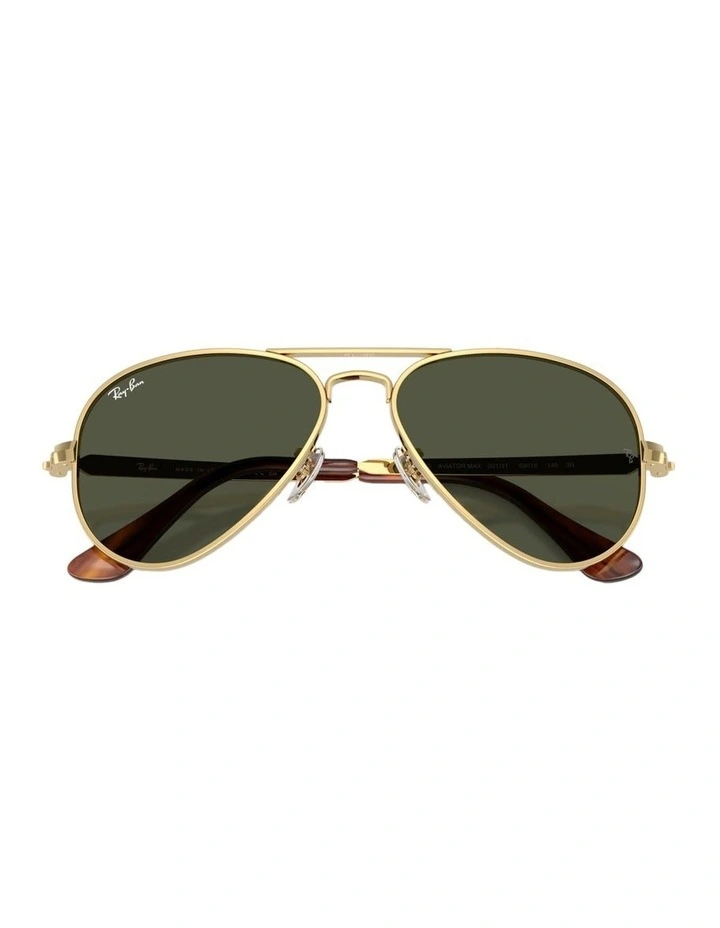 Aviator Max Metal Sunglasses in Gold image 3
