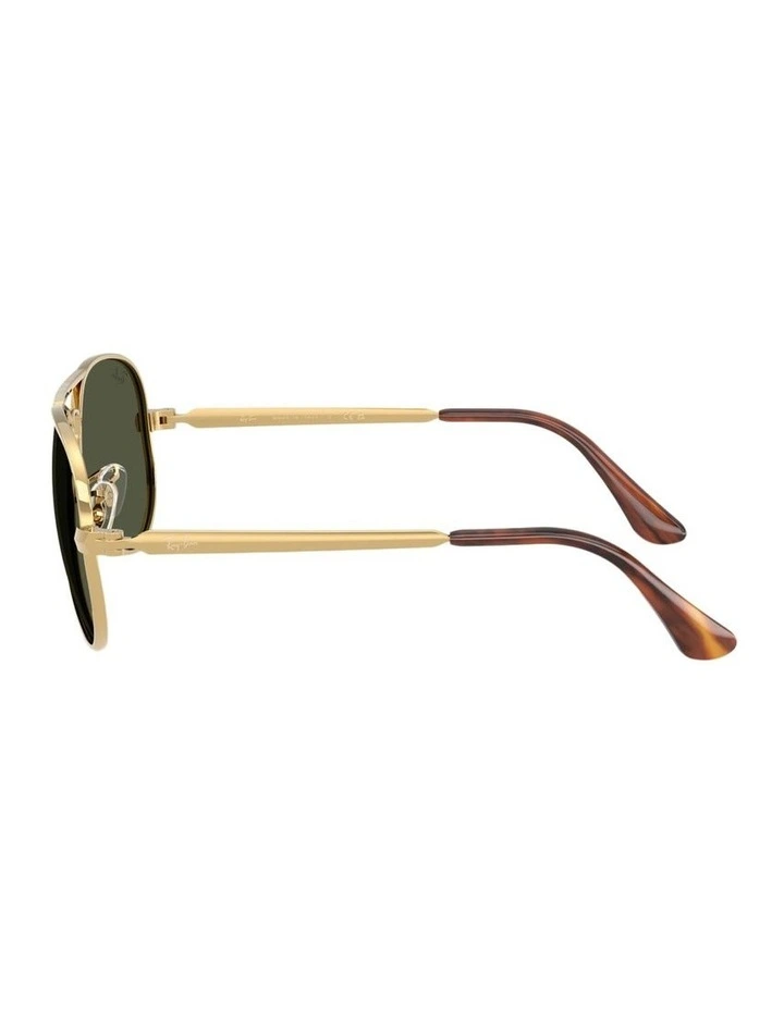 Aviator Max Metal Sunglasses in Gold image 2