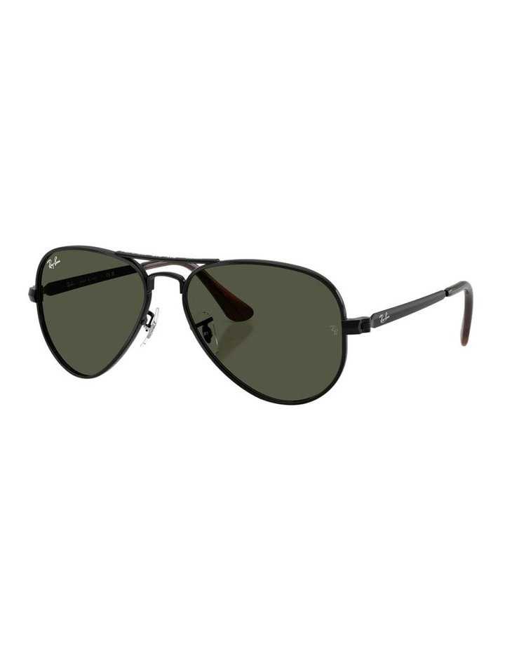 Aviator Max Metal Sunglasses in Black image 1