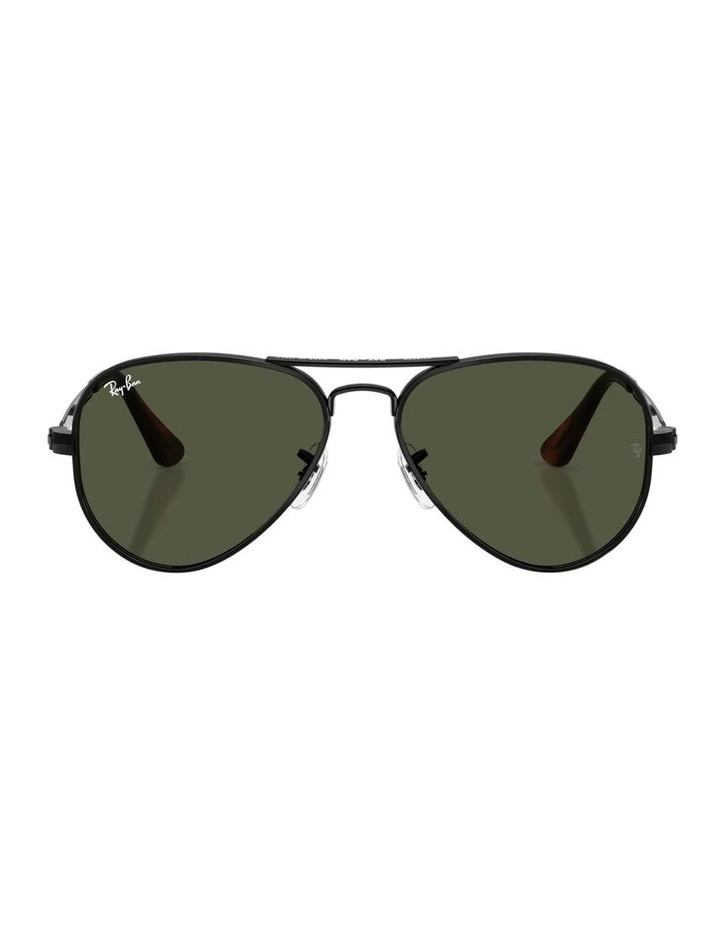 Aviator Max Metal Sunglasses in Black image 2