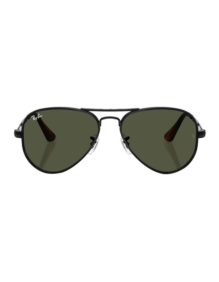 Aviator Max Metal Sunglasses in Black image 2