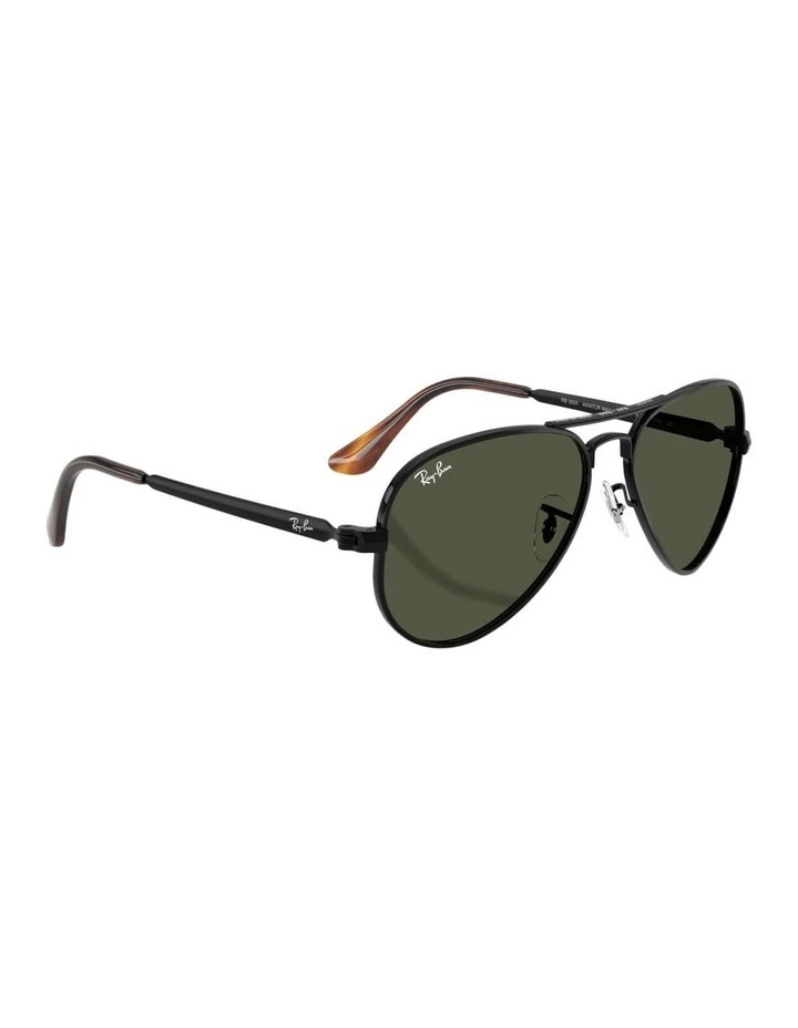 Aviator Max Metal Sunglasses in Black image 4