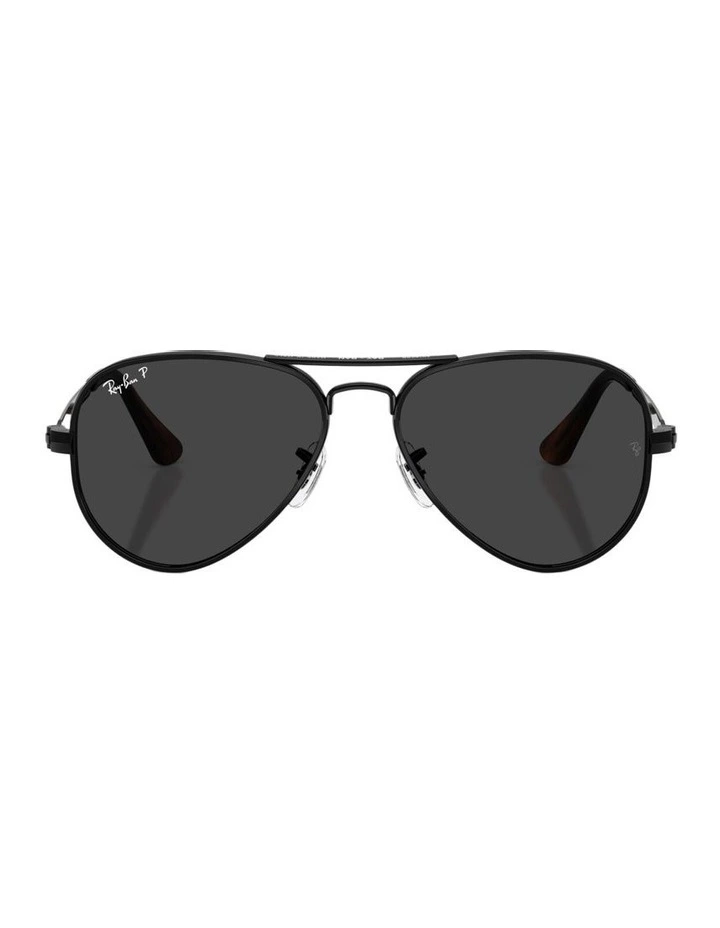 Aviatoe Max Metal Polarised Sunglasses in Black image 2