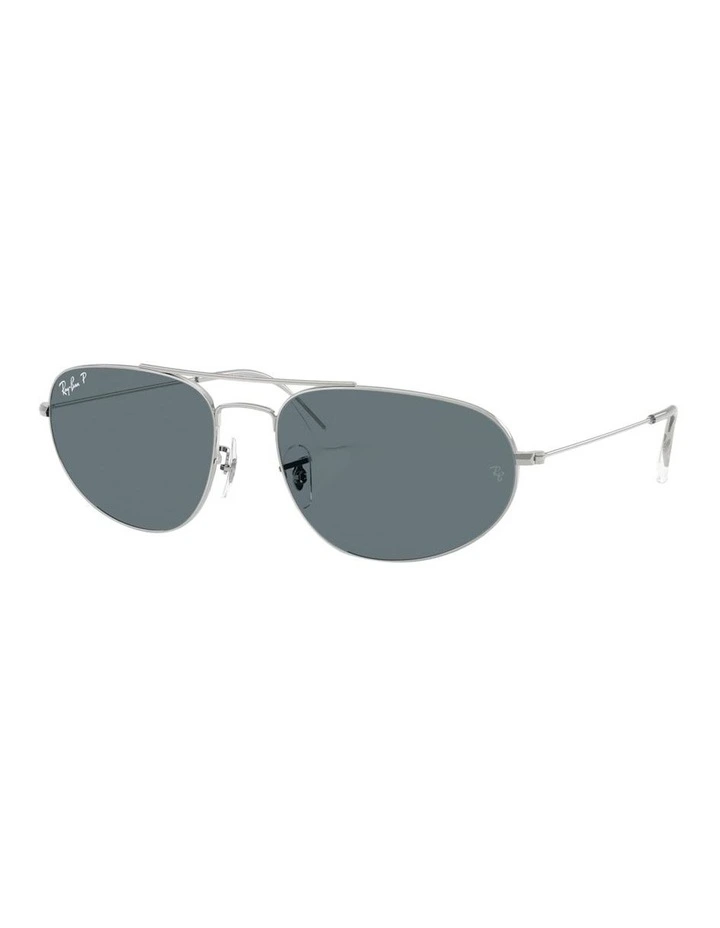 Explorer IV Metal Polarised Sunglasses in Silver image 1