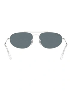 Explorer IV Metal Polarised Sunglasses in Silver
