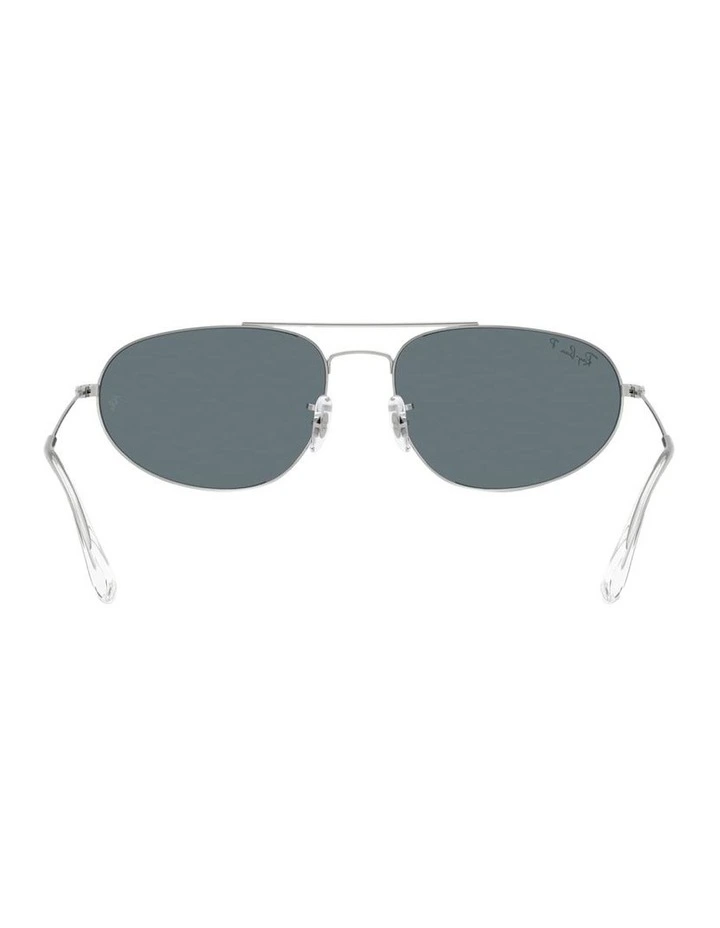 Explorer IV Metal Polarised Sunglasses in Silver image 1