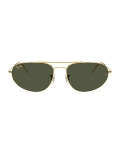 Explorer IV Metal Sunglasses in Gold
