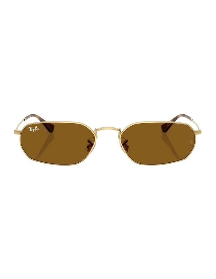 Metal Sunglasses in Gold image 2