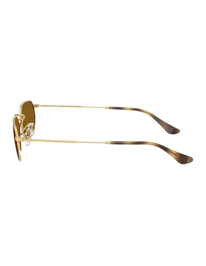 Metal Sunglasses in Gold image 3