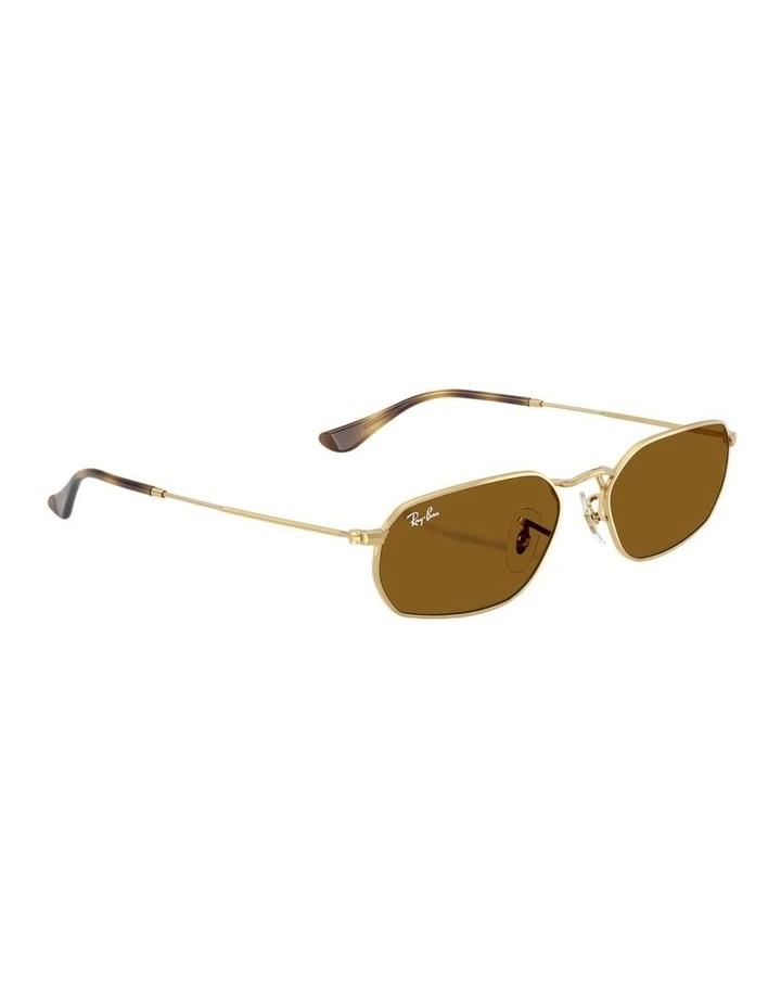 Metal Sunglasses in Gold image 5