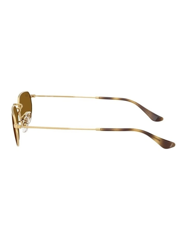 Metal Sunglasses in Gold image 3