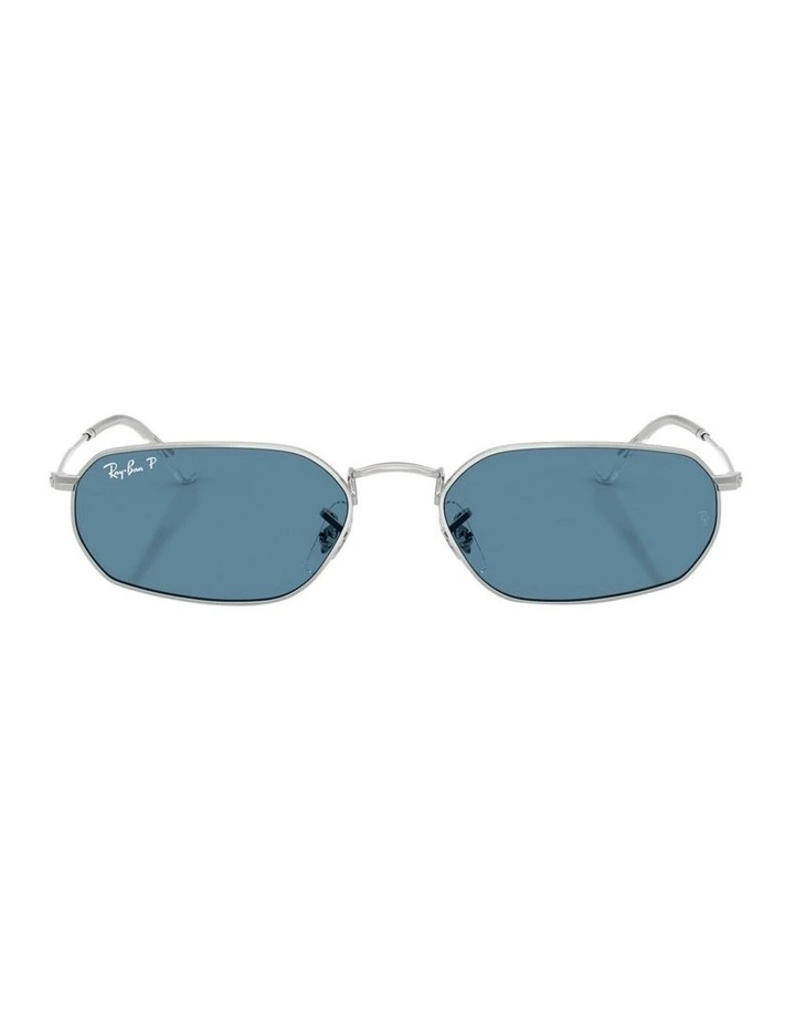 Chromance Metal Polarised Sunglasses RB3947CH in Silver image 2