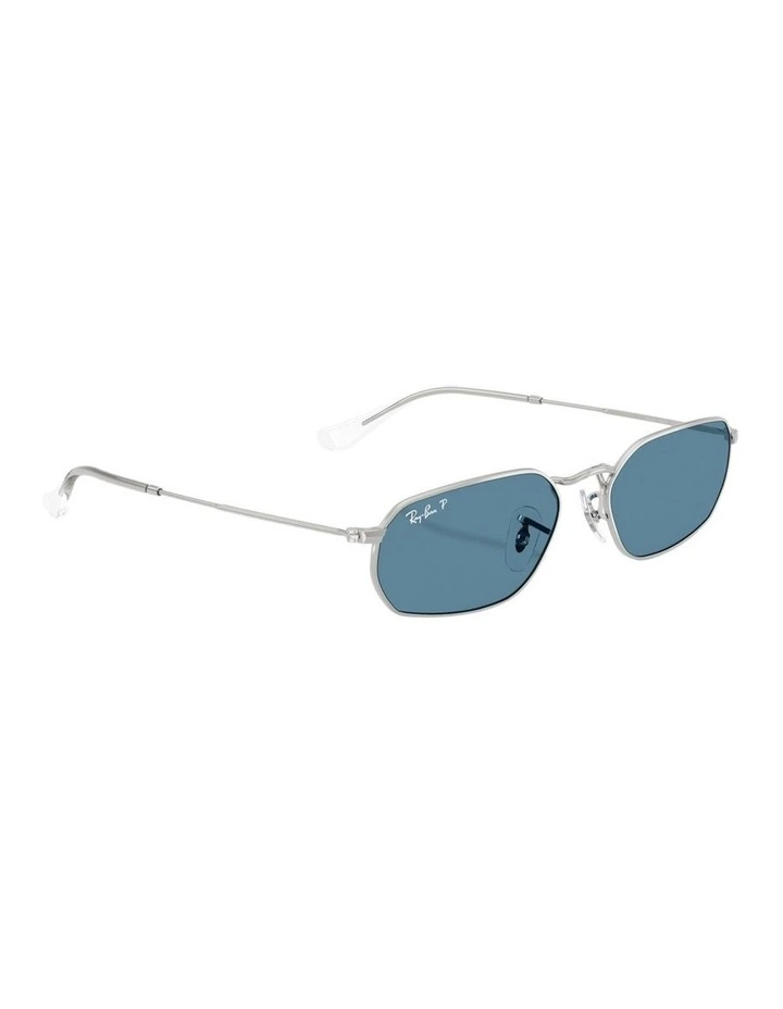 Chromance Metal Polarised Sunglasses RB3947CH in Silver image 5