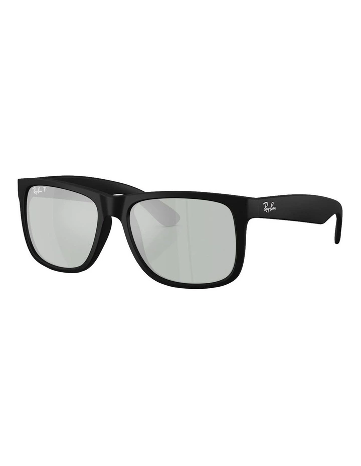 Justin Classic Nylon Polarised Sunglasses in Black image 1