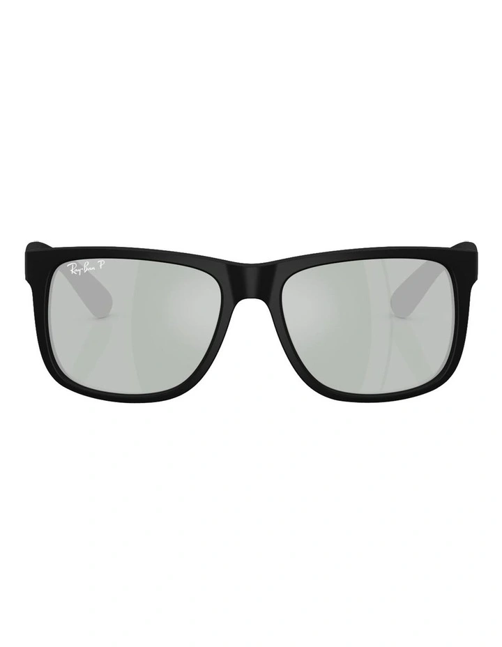 Justin Classic Nylon Polarised Sunglasses in Black image 2