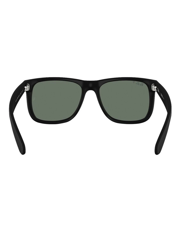 Justin Classic Nylon Polarised Sunglasses in Black image 4