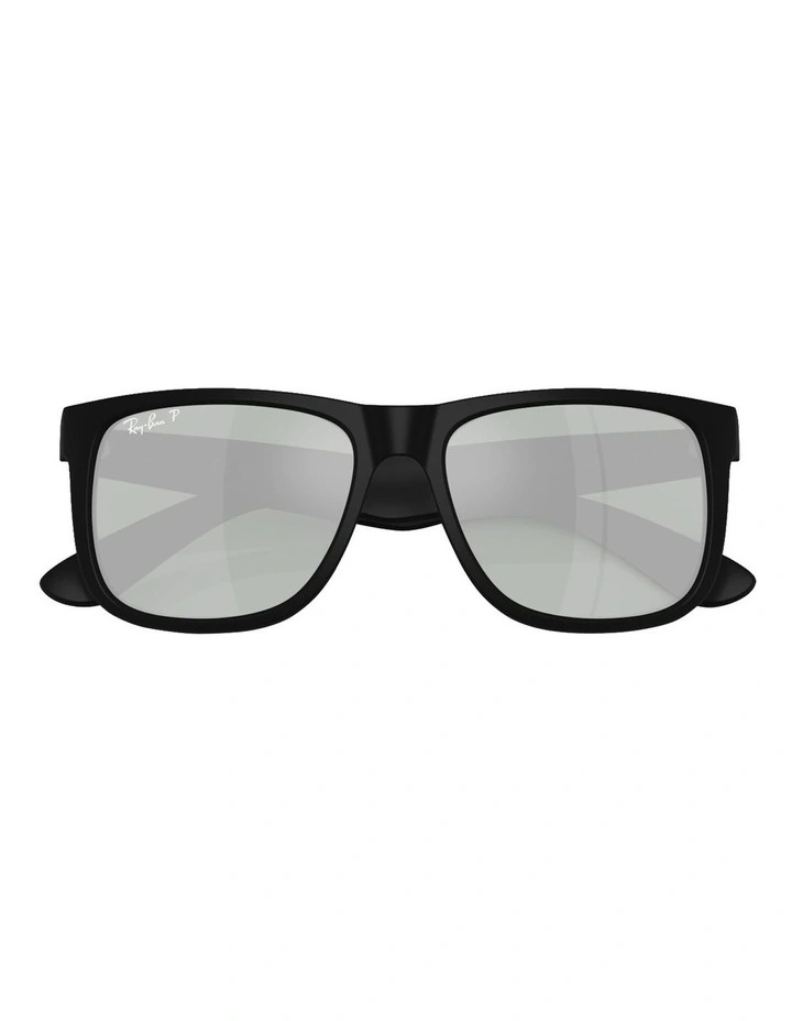 Justin Classic Nylon Polarised Sunglasses in Black image 5