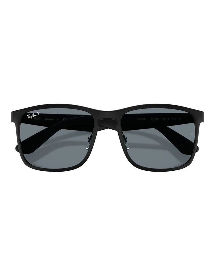 Chromance Nylon Polarised Sunglasses RB4264CH in Black image 5