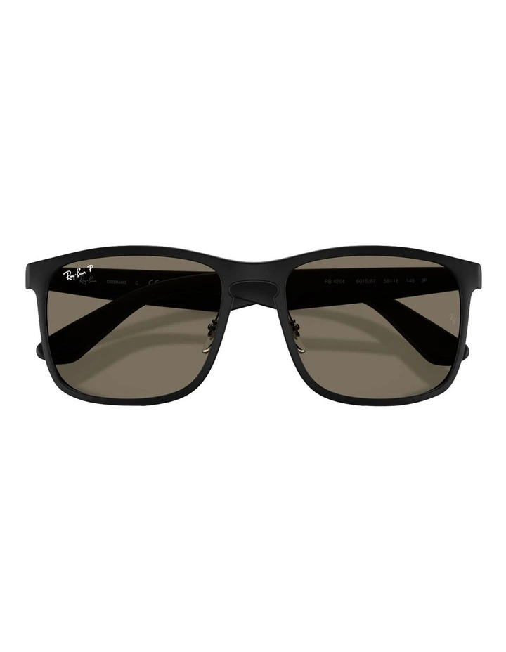 Chromance Nylon Polarised Sunglasses RB4264CH in Black image 5