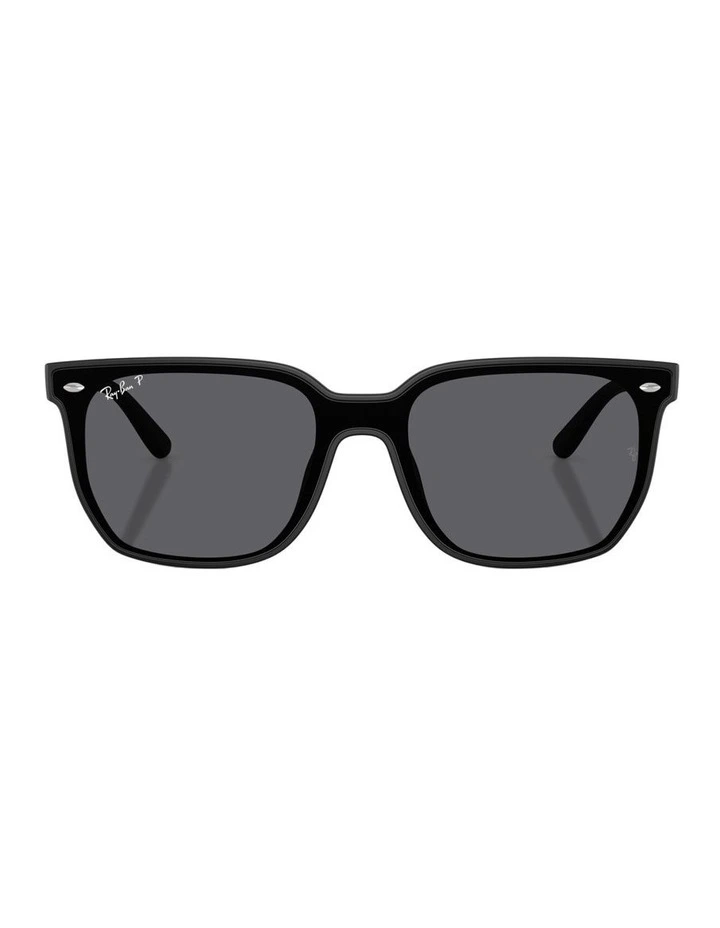 Nylon Polarised Sunglasses in Black image 2