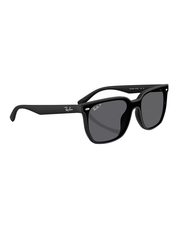 Nylon Polarised Sunglasses in Black image 5