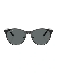Metal Polarised Sunglasses RB9552S in Black